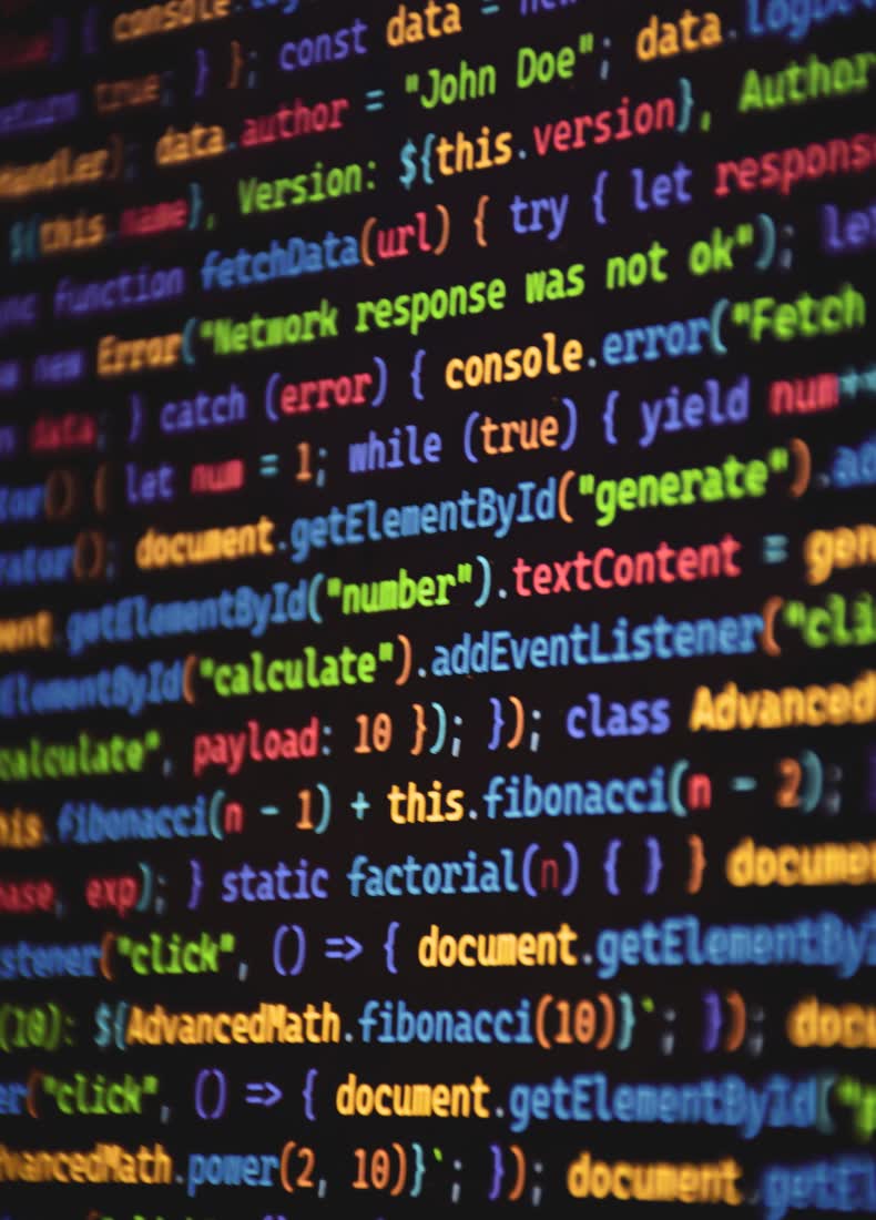 Source code on a dark screen, syntax highlighted